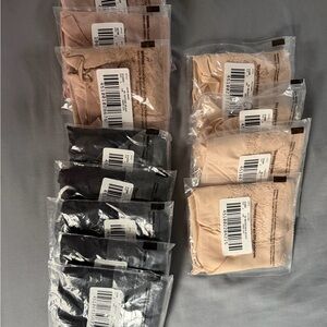 Soma Women's Black and Beige Panties Set